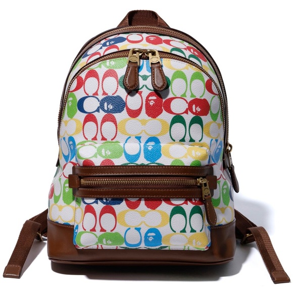 BAPE X COACH ACADEMY BACKPACK 23 IN CANVAS APE - Picture 3 of 8